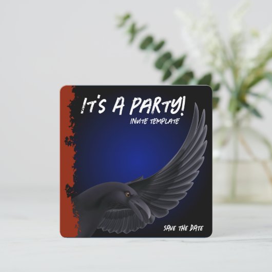 クロコドイルパーティーサンセットカラス 招待状 (スタンド正面)