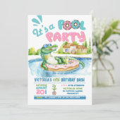 クロコドヌプールパーティの招待状 招待状 (スタンド正面)