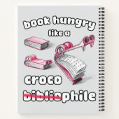 クロコフィールスケッチのように飢えた灰色の本 ノートブック (裏面)