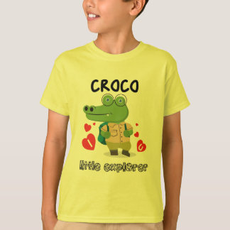 クロコリトルエクスプローラー – Crocodile Tシャツ