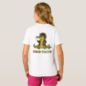クロコ先生教室おもしろい Tシャツ (裏面フル)