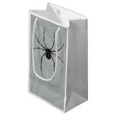 クロゴケグモのくものギフトバッグ スモールペーパーバッグ (正面アングル)