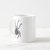 クロゴケグモのくものコーヒー・マグ コーヒーマグカップ (正面左)