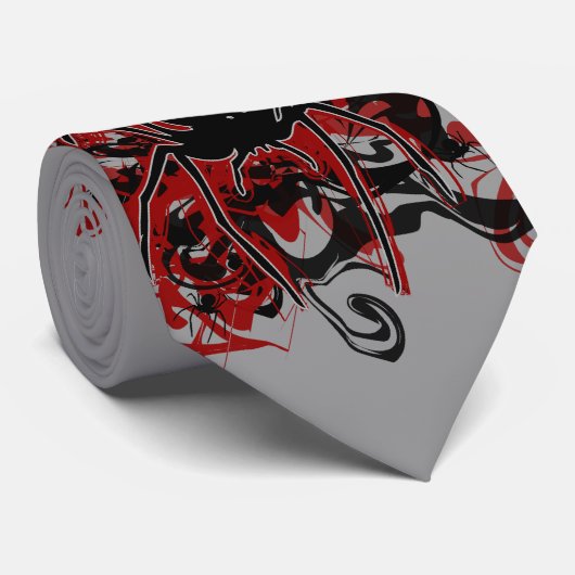 クロゴケグモのタイ ネクタイ (ロール)