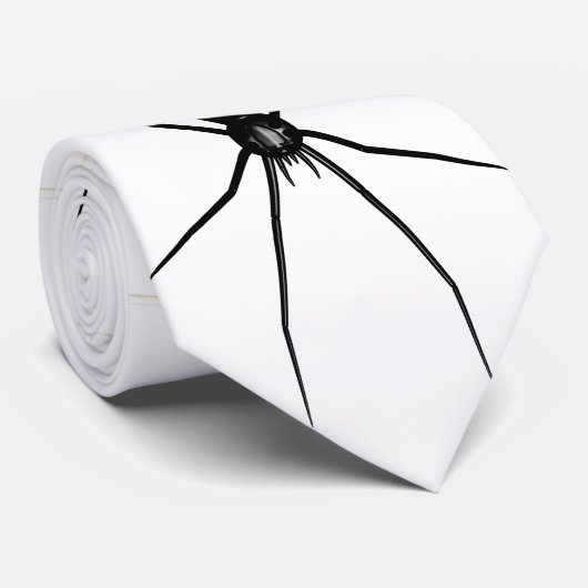 クロゴケグモのデザイン ネクタイ (ロール)