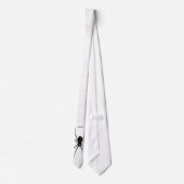 クロゴケグモのデザイン ネクタイ (裏面)