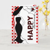 クロゴケグモ カード (黄色い花)