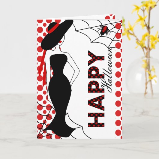 クロゴケグモ カード (黄色い花)