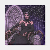 クロゴケグモ マグネット (正面)