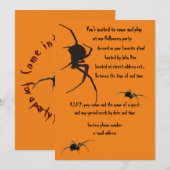 クロゴケグモ 招待状 (正面/裏面)