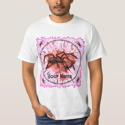 クロゴケグモ Tシャツ (正面)