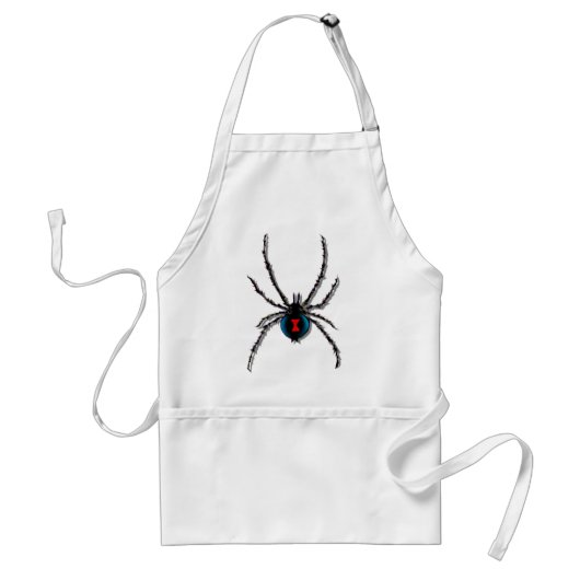 クロゴケグモSpiderApron スタンダードエプロン (正面)