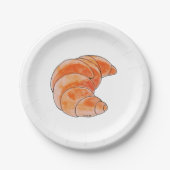 クロサンの茶色パン ペーパープレート (正面)