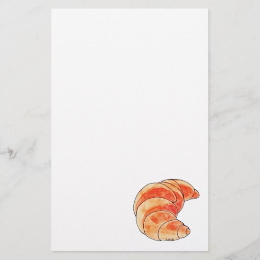 クロサンの茶色パン 便箋 (正面)