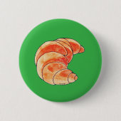 クロサンの茶色パン 缶バッジ (正面)