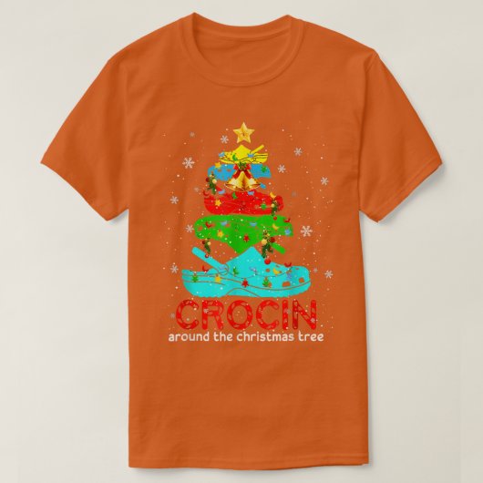 クロシのまわりにン・ザ・クリスマスツリー192 Tシャツ (デザイン正面)