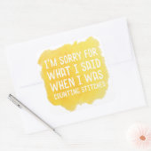 クロシェおもしろいステッチ スクエアシール (封筒)