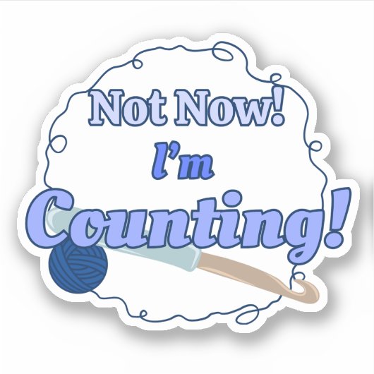 クロシェおもしろいト シール (正面)