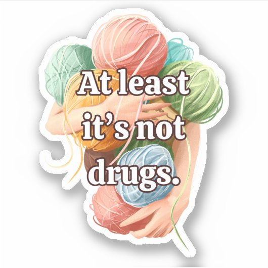 クロシェおもしろいト シール (正面)