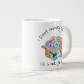 クロシェおもしろいーパーソナライズされたジャイアントコーヒーマグ ジャンボコーヒーマグカップ (正面右)