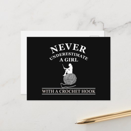 クロシェおもしろいー引用文の贈り物 シーズンポストカード (正面/裏面インサイチュ)