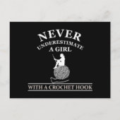 クロシェおもしろいー引用文の贈り物 シーズンポストカード (正面)