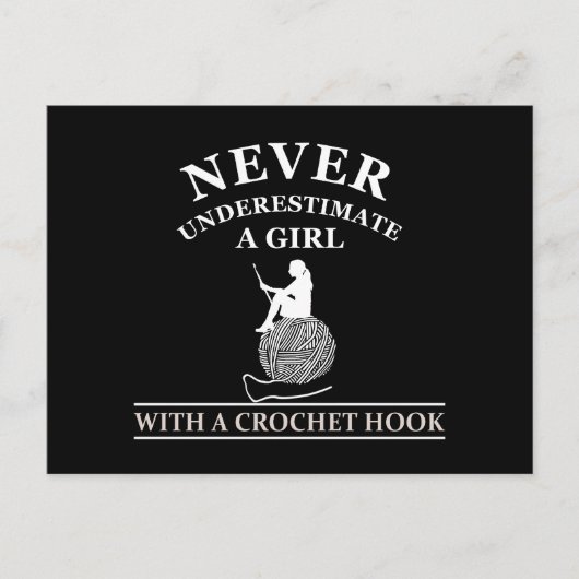 クロシェおもしろいー引用文の贈り物 シーズンポストカード (正面)