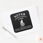 クロシェおもしろいー引用文の贈り物 スクエアシール (封筒)