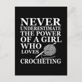 クロシェおもしろいー引用文の贈り物 ポストカード (正面)