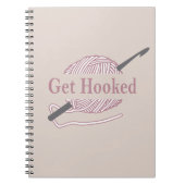 クロシェおもしろいー引用文クロシェことわざ ノートブック (正面)