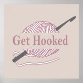 クロシェおもしろいー引用文クロシェことわざ ポスター (正面)