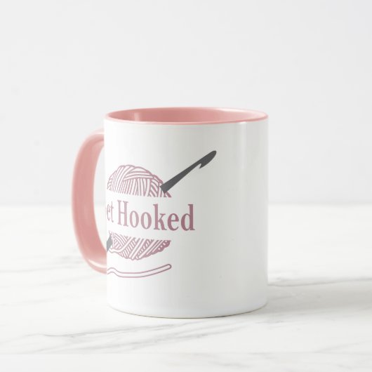 クロシェおもしろいー引用文クロシェことわざ マグカップ (正面左)