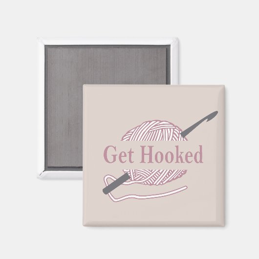 クロシェおもしろいー引用文クロシェことわざ マグネット (正面/裏面)