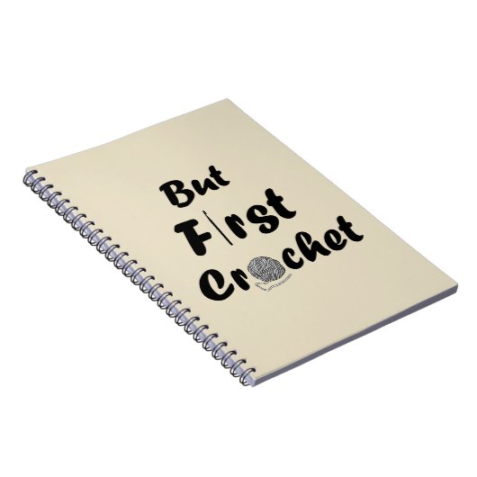 クロシェおもしろい引用文編み物ことわざギフト ノートブック (右側)