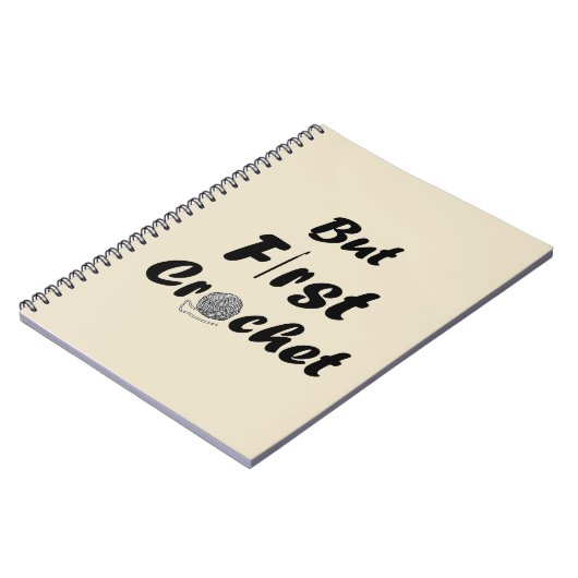 クロシェおもしろい引用文編み物ことわざギフト ノートブック (左側)