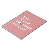 クロシェおもしろい引用文編み物ことわざギフト ノートブック (左側)