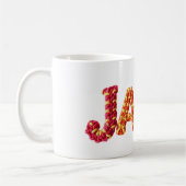 クロシェのパタ鮮やかーンのJACK名 コーヒーマグカップ (左)