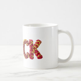 クロシェのパタ鮮やかーンのJACK名 コーヒーマグカップ
