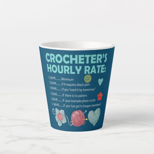 クロシェの時給クロシェ・クロシェ カフェラテマグ (正面)