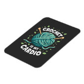 クロシェは私のカーディオ裁縫糸フィットネス マグネット (左側)