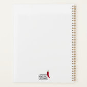 クロシェカラフルベジタブルマッシュルームのコラージュ名 プランナー手帳 (裏面)