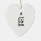 クロシェットウール セラミックオーナメント (右)