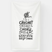 クロシェットウール 横断幕 (縦)