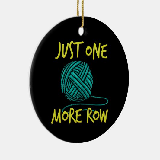 クロシェティング編み物 セラミックオーナメント (右)