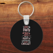 クロシェティング キーホルダー (正面)