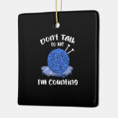 クロシェティング セラミックオーナメント (左)