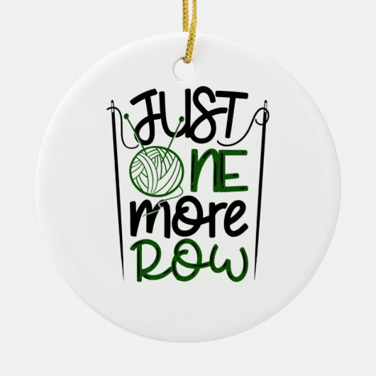 クロシェティング セラミックオーナメント (正面)