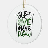 クロシェティング セラミックオーナメント (左)