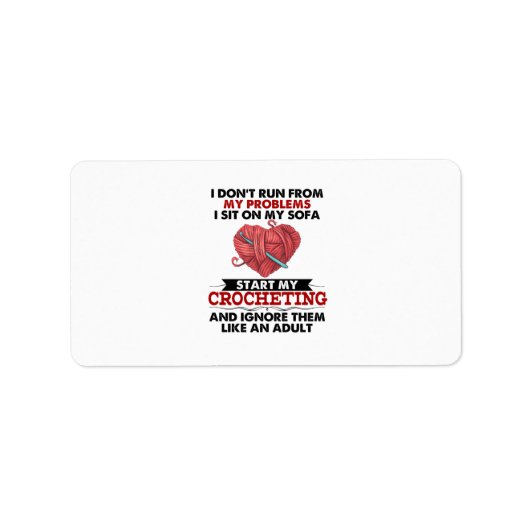 クロシェティング ラベル (正面)