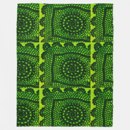 クロシェデザイン フリースブランケット